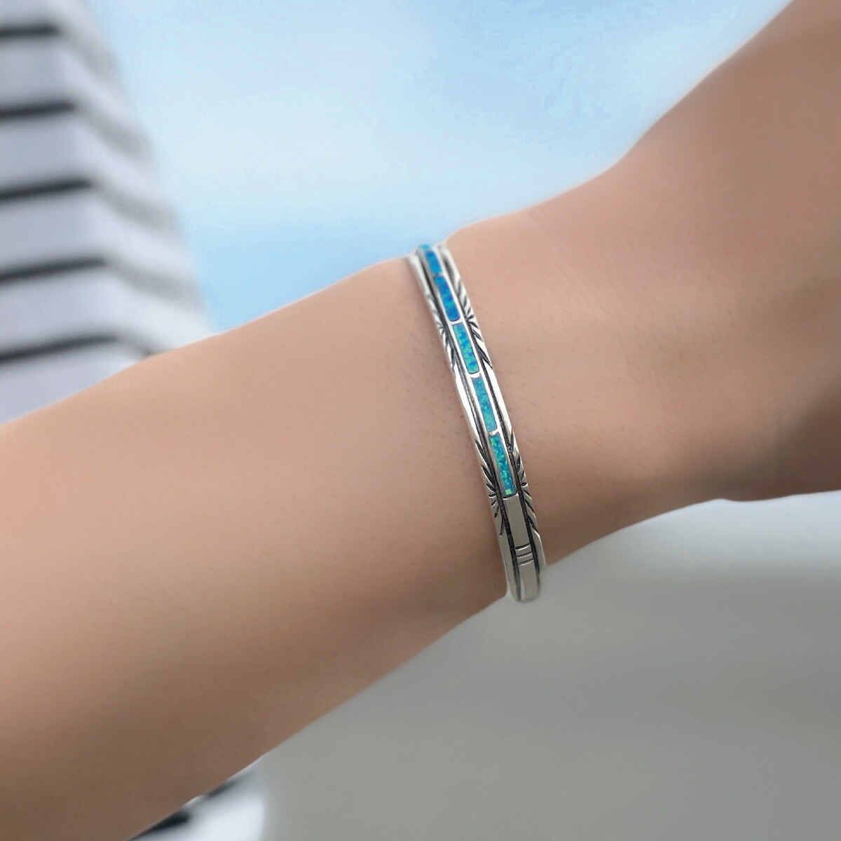 楽天市場】バングル ブレスレット レディース メンズ シルバー925