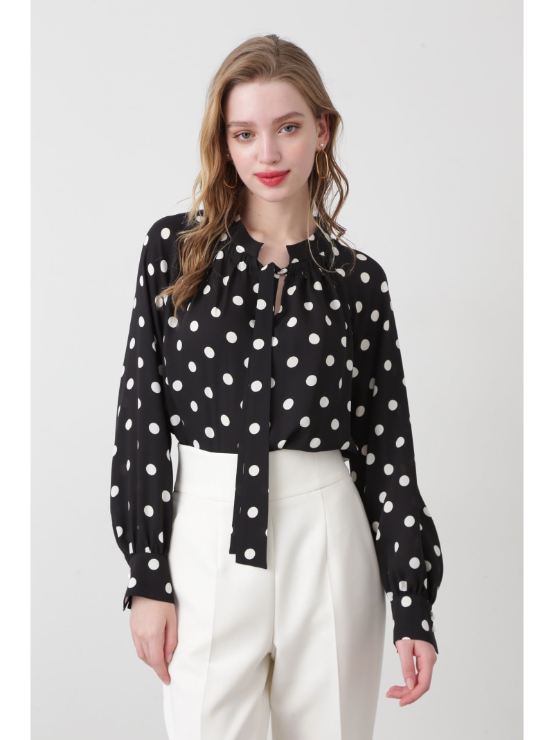 楽天市場】【SALE／40%OFF】[WEB限定商品] ドットプリントギャザー