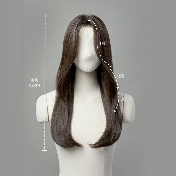 楽天市場】手植えフルウィッグ) アリス ストレート 19インチ (モースト