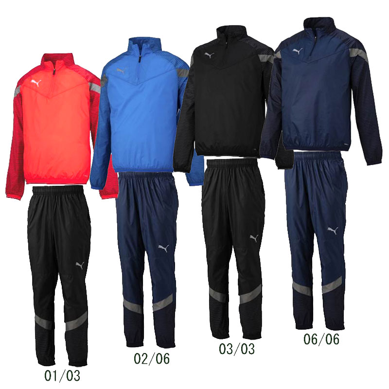 楽天市場】puma(プーマ)TEAMFINAL ピステトップ 上下セットサッカーWUP