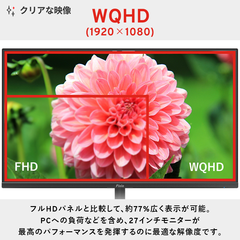 楽天市場】Pixio ゲーミングモニター 27インチ WQHD ホワイト 180hz
