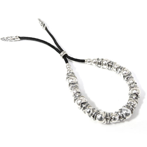 楽天市場】【GIGOR】ジゴロウネイシスレザーブレスレット/シルバー