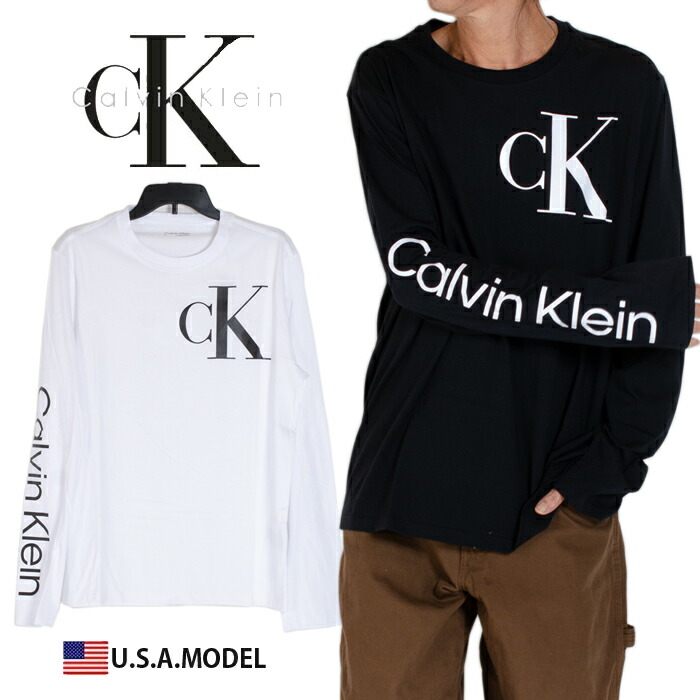 楽天市場】カルバンクライン ロゴ Tシャツ ロンT Calvin Klein Tシャツ