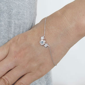 楽天市場】アクアマリンサンタマリア・18金・一粒・フラワー