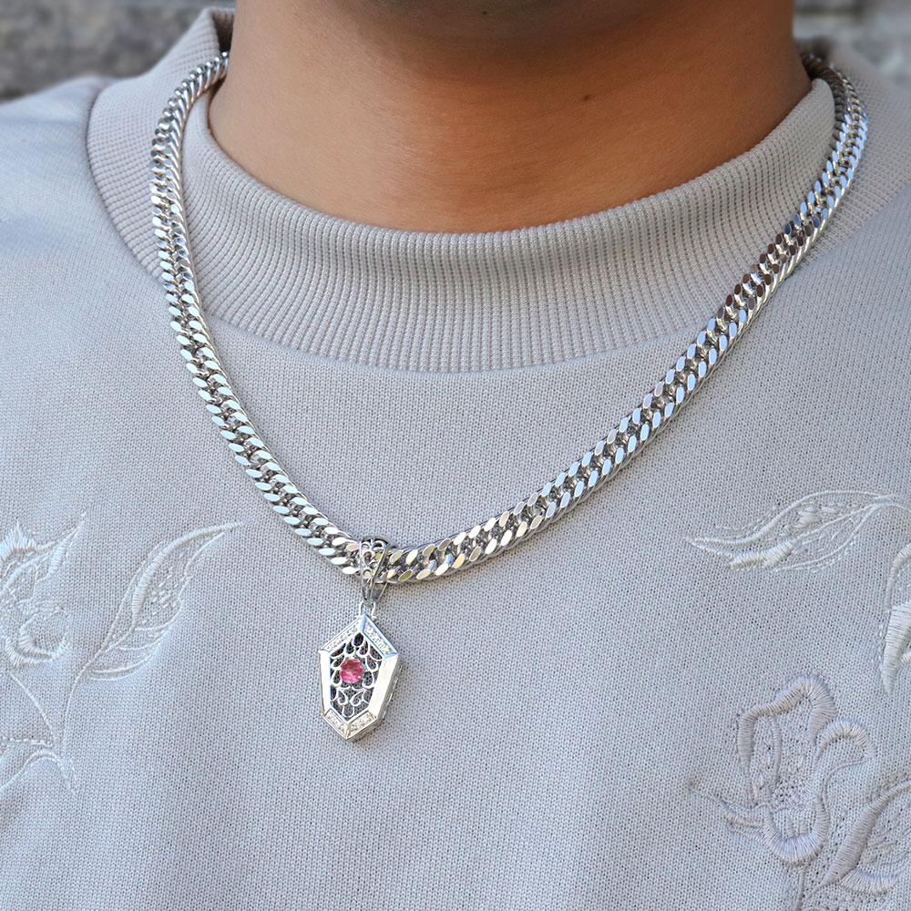 楽天市場】シルバー ペンダントトップ メンズ 喜平用 10月誕生石