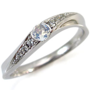 楽天市場】プラチナ・ロイヤルブルームーンストーン リング・指輪・6月