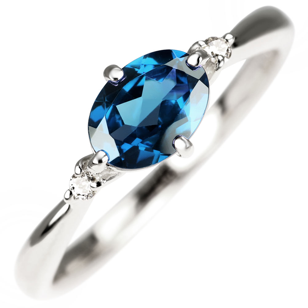 楽天市場】ロンドンブルートパーズ リング 大粒 レディース 指輪 一粒