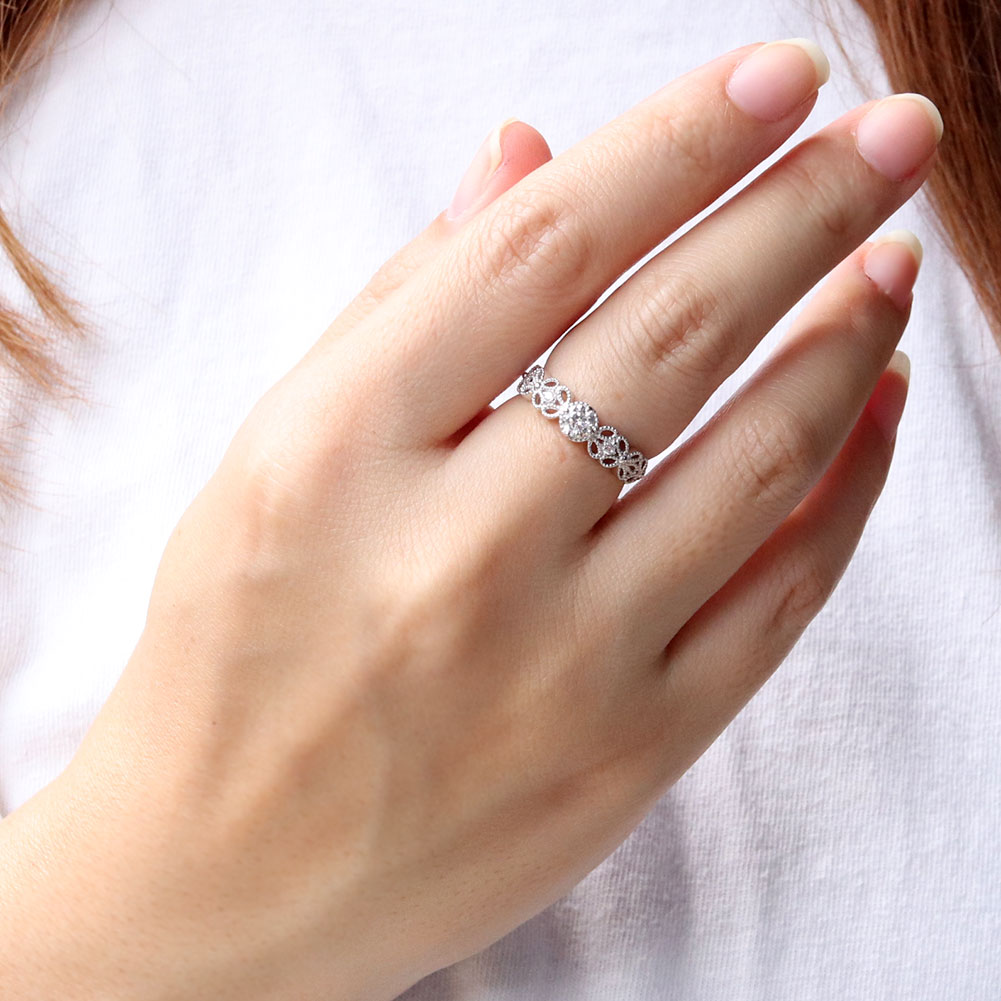 楽天市場】婚約指輪 エンゲージリング プラチナ 18金 ダイヤモンド