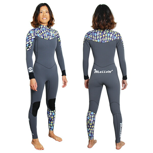 楽天市場】最新モデル MELLOW GIRLS ウェットスーツ ジャーフル 3mm