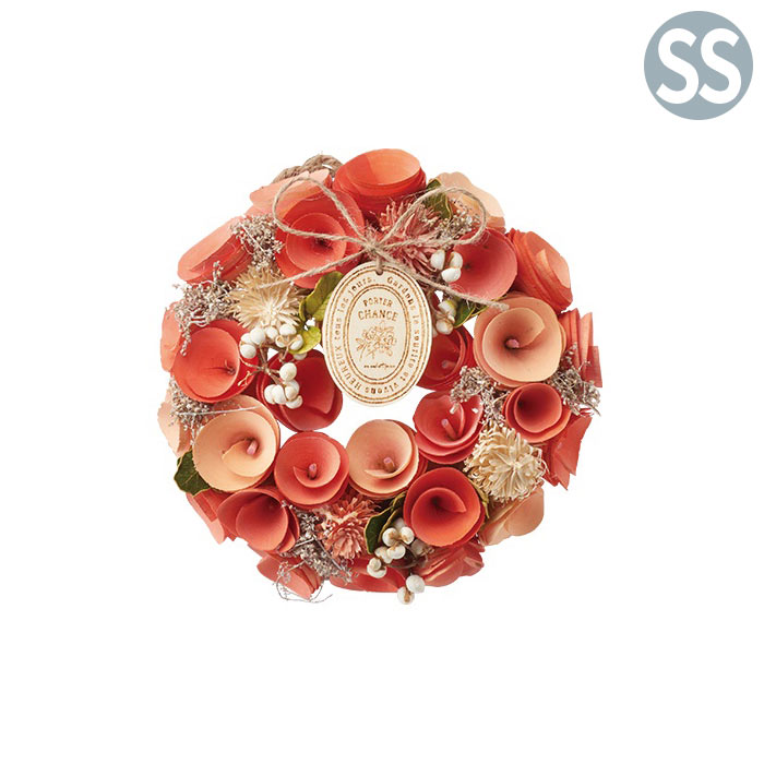 楽天市場】リース フラワーリース ワンカラーリース SS オレンジ