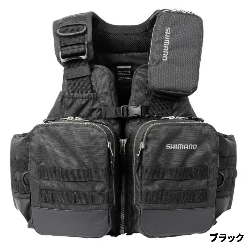 楽天市場】シマノ ライフジャケット アクトゲームベスト L ブラック VF