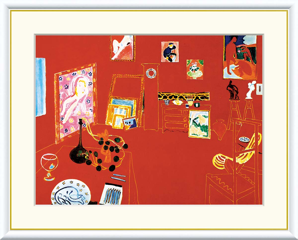 楽天市場】マティス 大きな赤い室内の通販