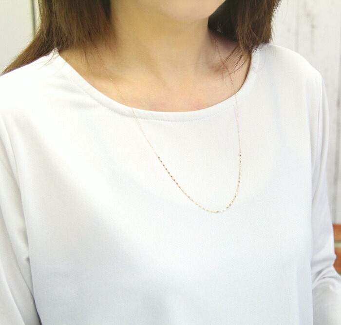 楽天市場】ネックレス ロング ゴールド k10 10k 10金 60cm ロング