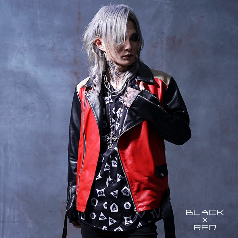 楽天市場】V系 ライダースジャケット メンズ ブランド ダブル