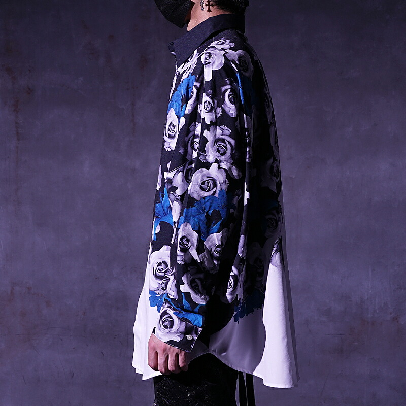 楽天市場】V系 シャツ メンズ 長袖シャツ ドルマン ドルマンスリーブ