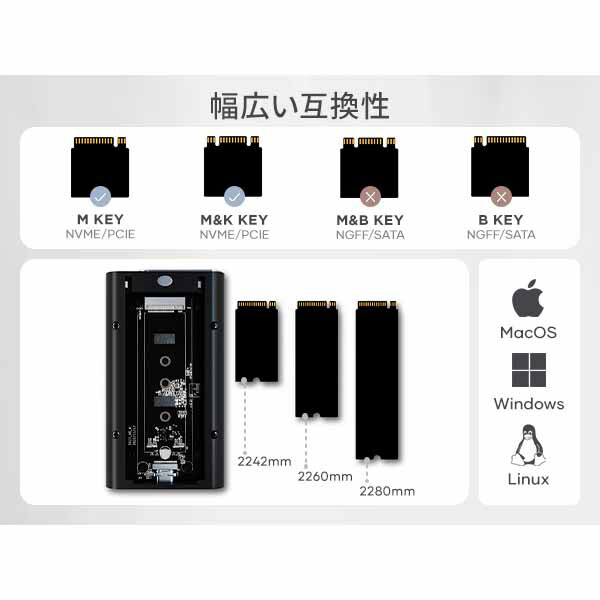 楽天市場】Satechi USB4 NVMe SSD Pro Enclosure エンクロージャー PST