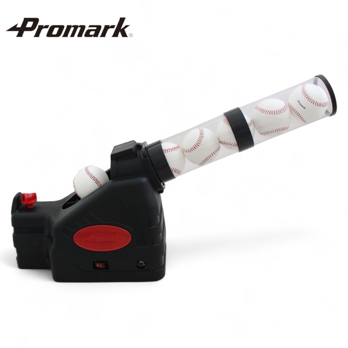 Promark トスマシン 野球練習用 追加トレーとボール付き Promark