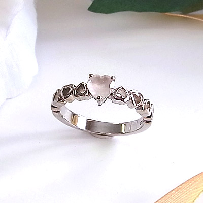 楽天市場】シルバー925 リング ローズクォーツ 