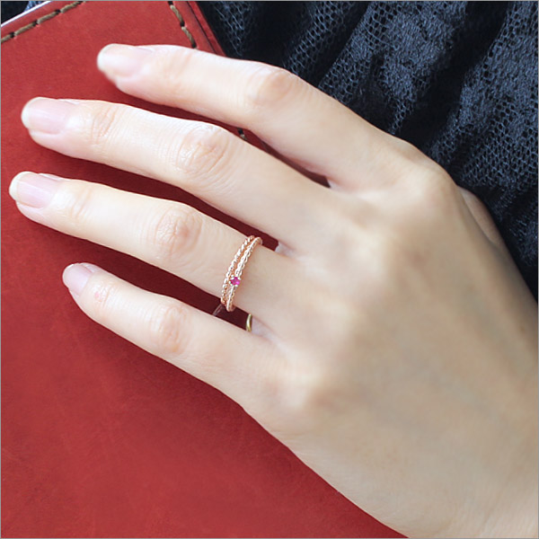 楽天市場】【K10/K18】極細ツイスト ゴールドリング「Twist」｜地金