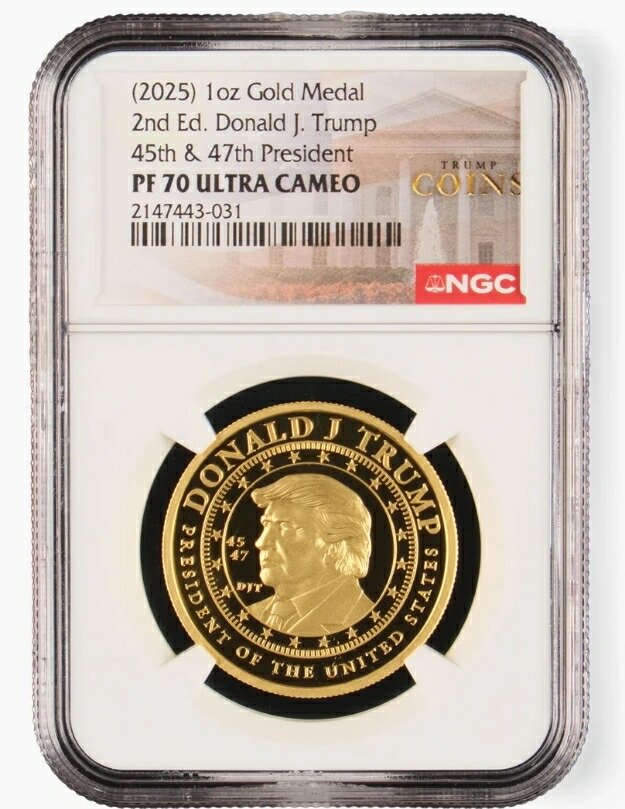 楽天市場】2020- カメルーン 1000F- シルバー ドナルド トランプ- NGC