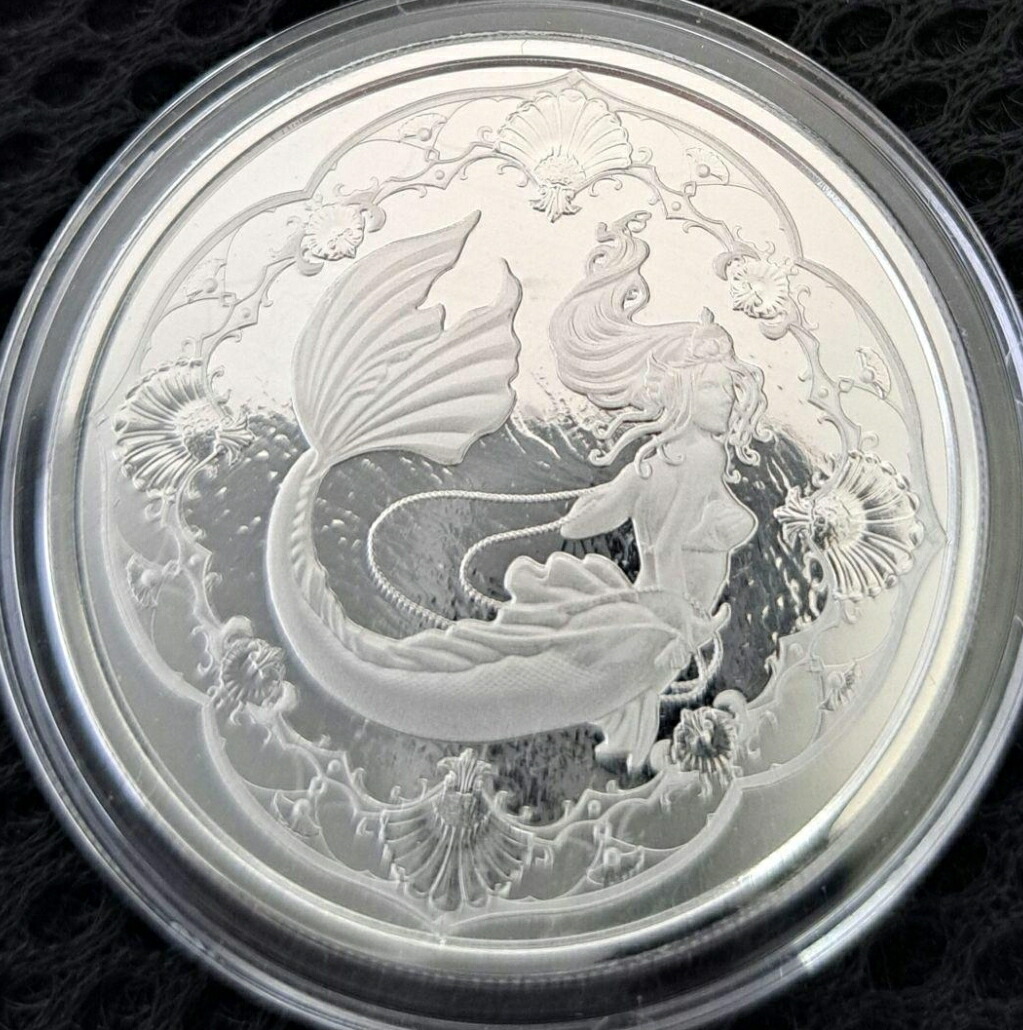 楽天市場】【新品】純銀コイン「パシフィックマーメイド・人魚」1