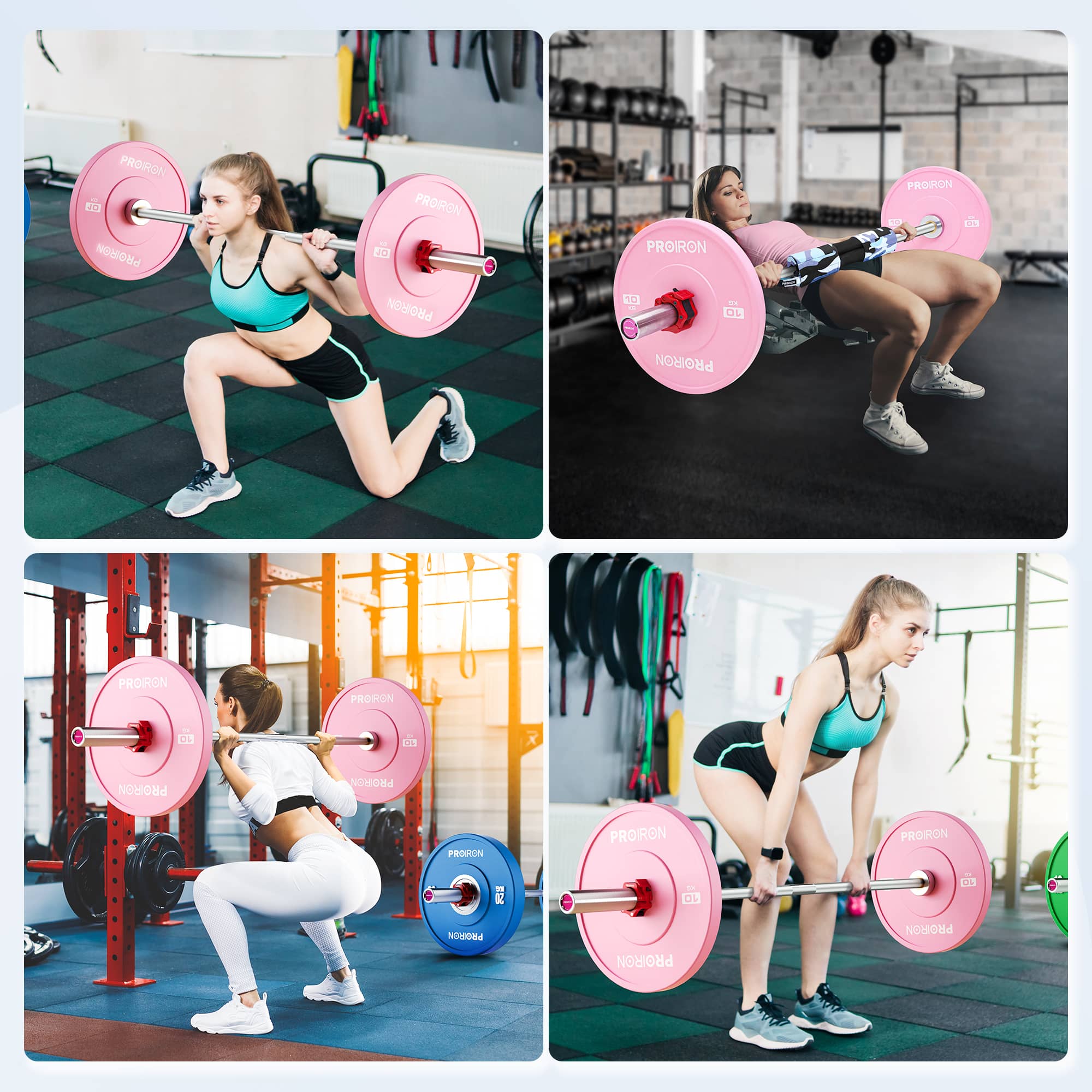 楽天市場】PROIRON ダンベル プレート バーベル プレート オリンピック