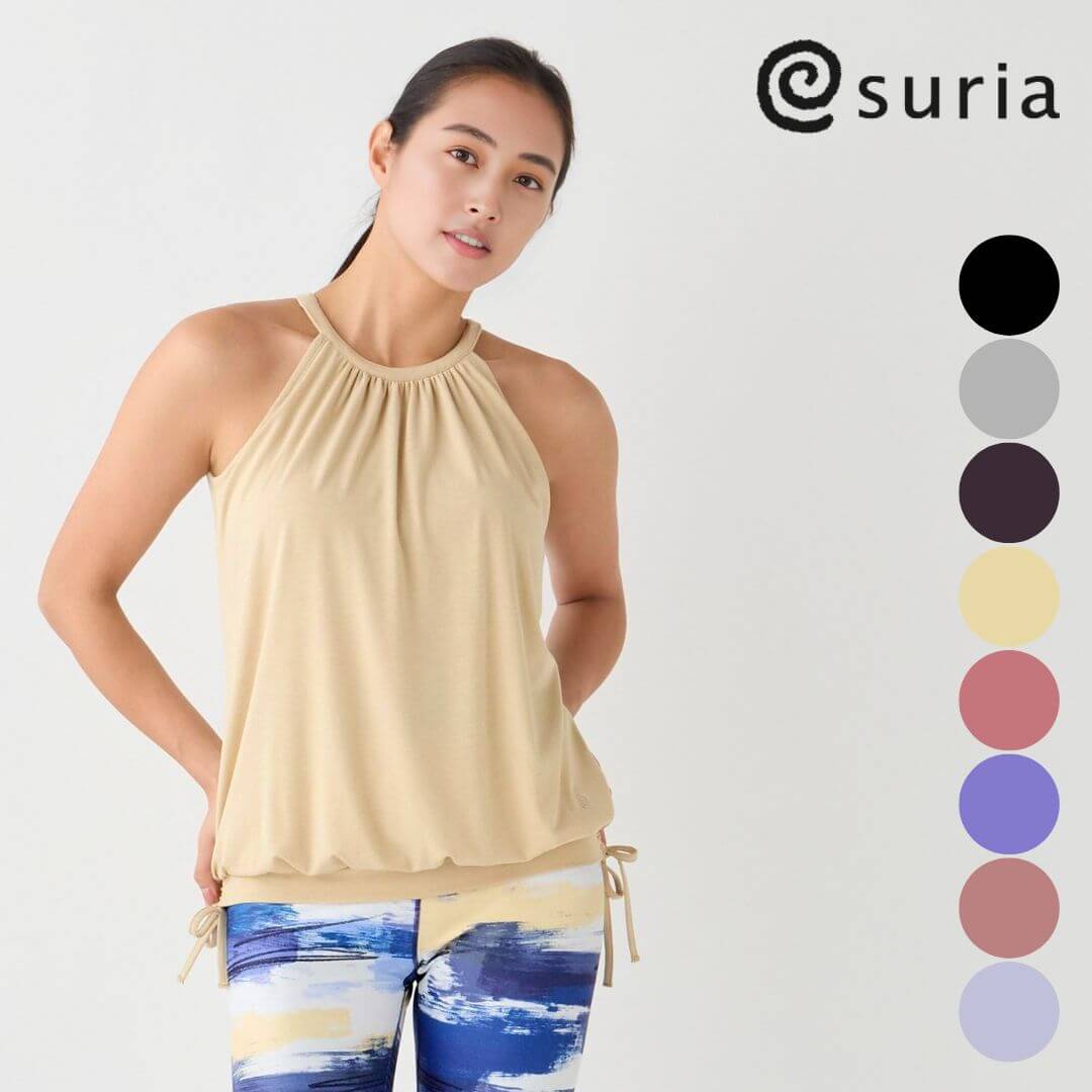 楽天市場】suria スリア ヨガウェア トップス カップ付 タンクトップ