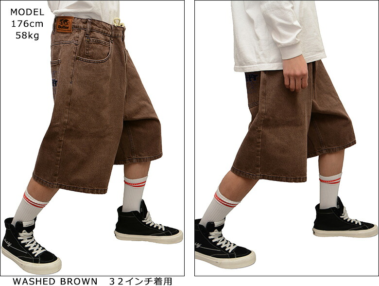楽天市場】バターグッズ ショーツ BUTTER GOODS WARPED DENIM SHORTS