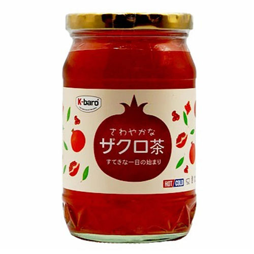 楽天市場】K-baro ザクロ茶 500g はちみつ入りざくろ茶 韓国お茶 韓国