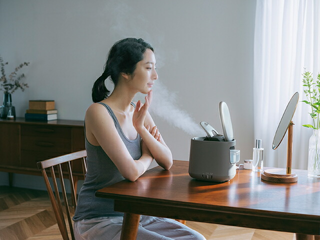 楽天市場】【公式店】パナソニック スチーマーナノケア グレージュ EH