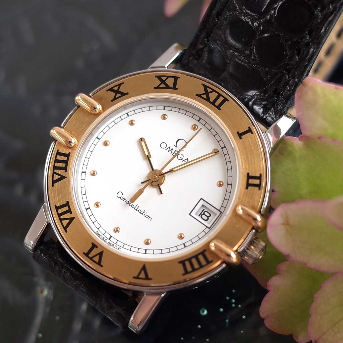 楽天市場】オメガ コンステレーション レディース K18 SS コンビ