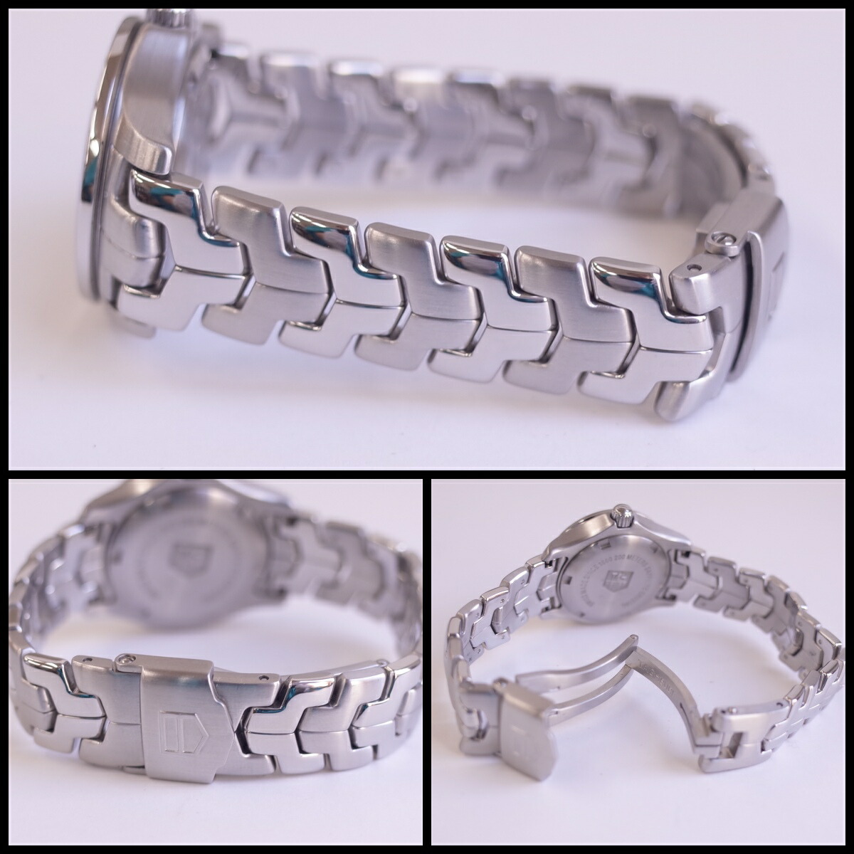 楽天市場】美品 タグホイヤー リンク ブルーシェル WJF1311 デイト