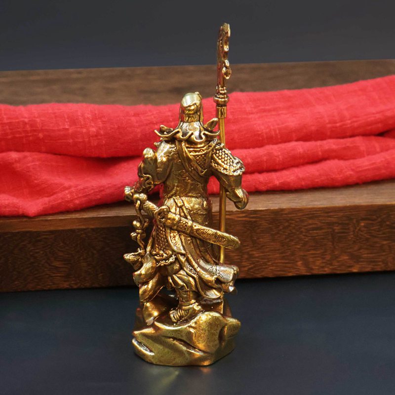 楽天市場】関羽像 関雲長 関帝像 関公像 仏像 神像 立像 銅製 ミニ