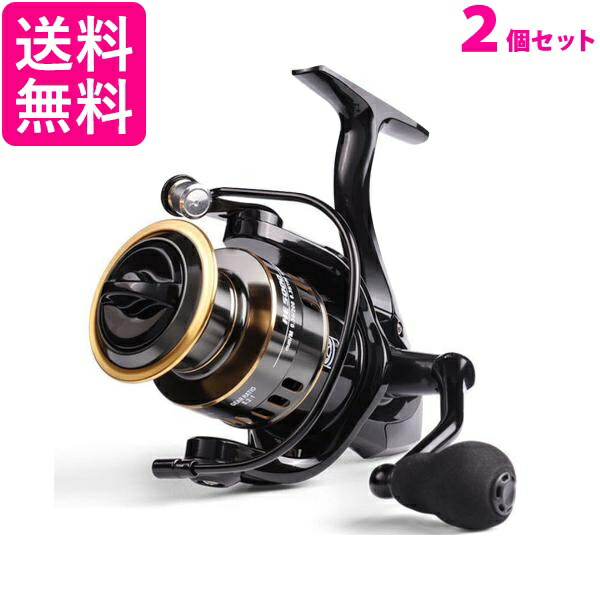 楽天市場】2個セット スピニングリール 軽量 3000番 耐久性 釣り