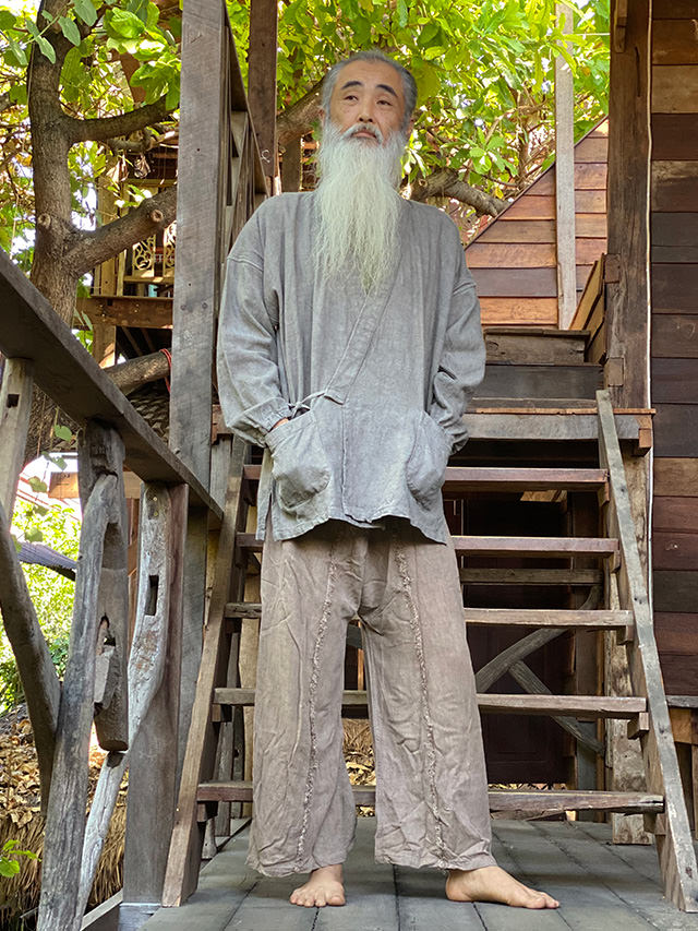 楽天市場】パヤカ asana ヘンプ100% 厚手 作務衣＜草木染め＞ 麻