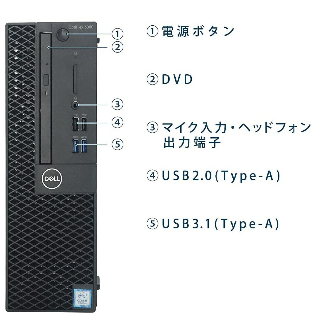 楽天市場】美品 DELL Optiplex 3070 SF 9世代 Core i5 9500 メモリ8GB