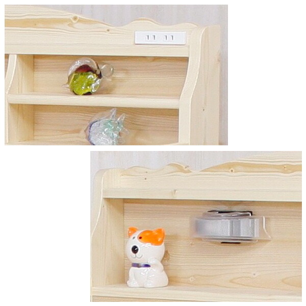 楽天市場】宮付き ロフトベッド 幅102cm 高さ130cm ナチュラル 無垢