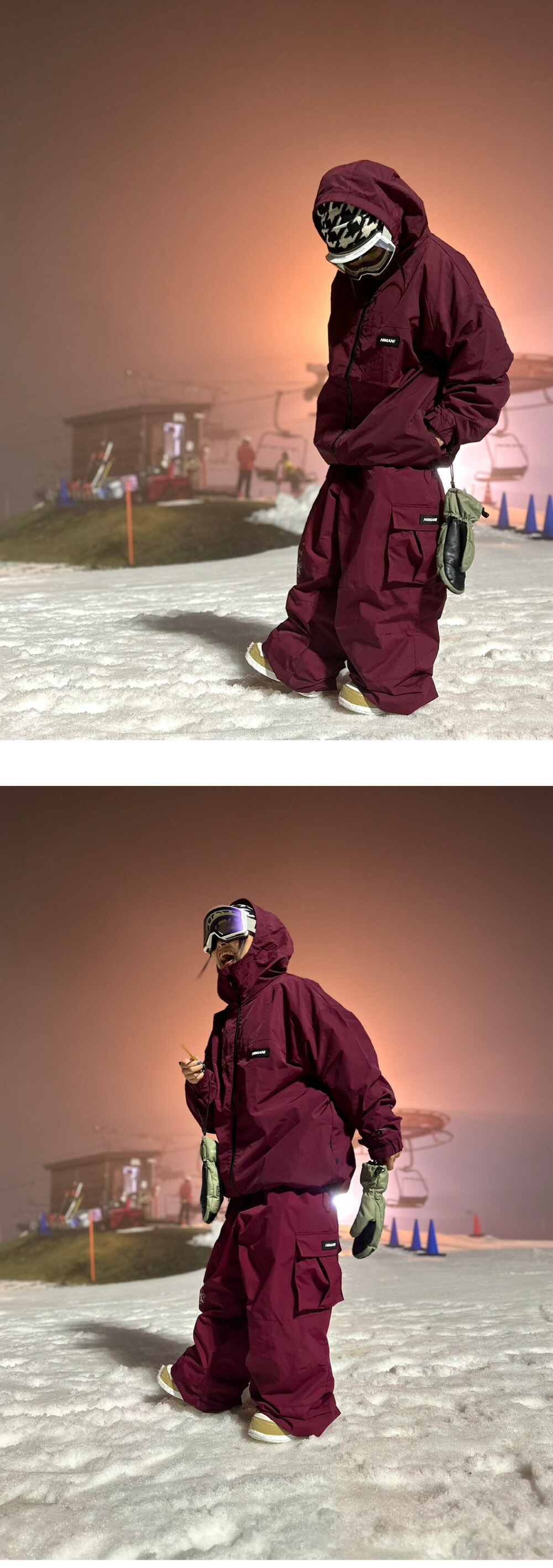 楽天市場】スノーボードウェア メンズ レディース ビックシルエット