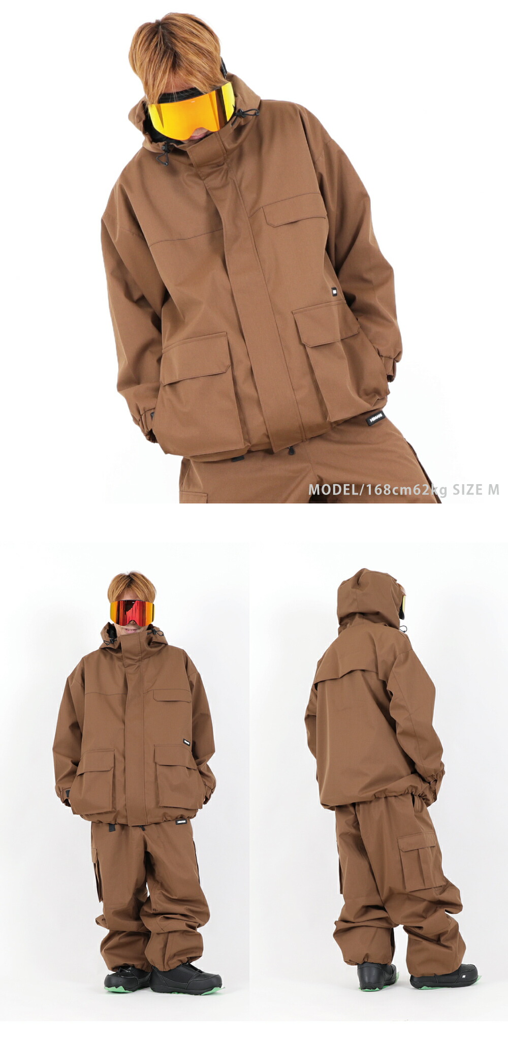 楽天市場】スノーボードウェア メンズ レディース オーバーサイズ