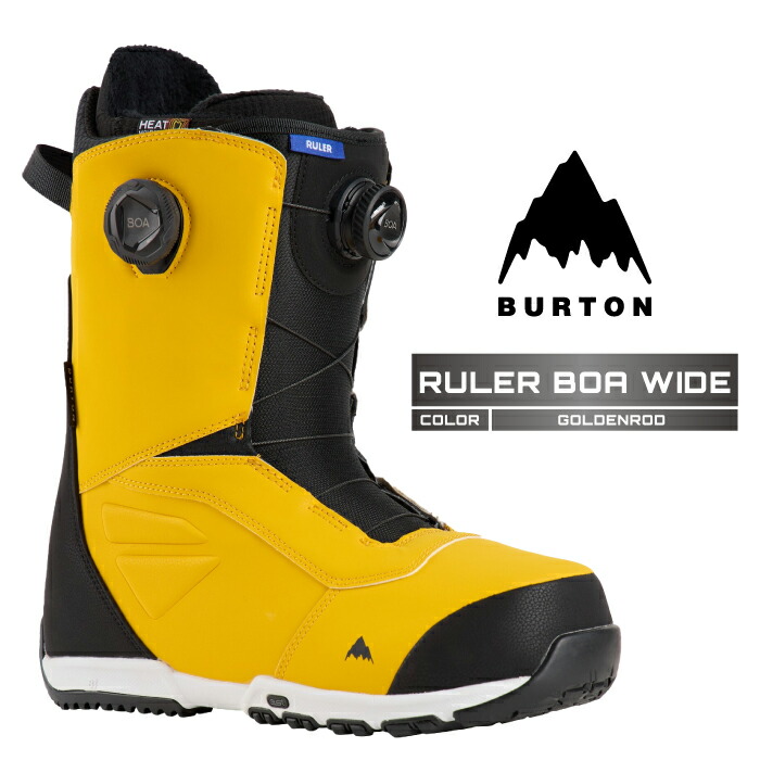 楽天市場】2024-25 BURTON RULER BOA WIDE Goldenrod バートン