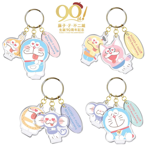 楽天市場】ドラえもん 3連 アクリル キーホルダー F90 藤子 F 不二雄