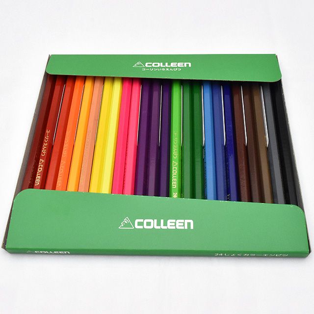 楽天市場】コーリン色鉛筆 775六角 24色紙箱入り色鉛筆 775-24 色鉛筆