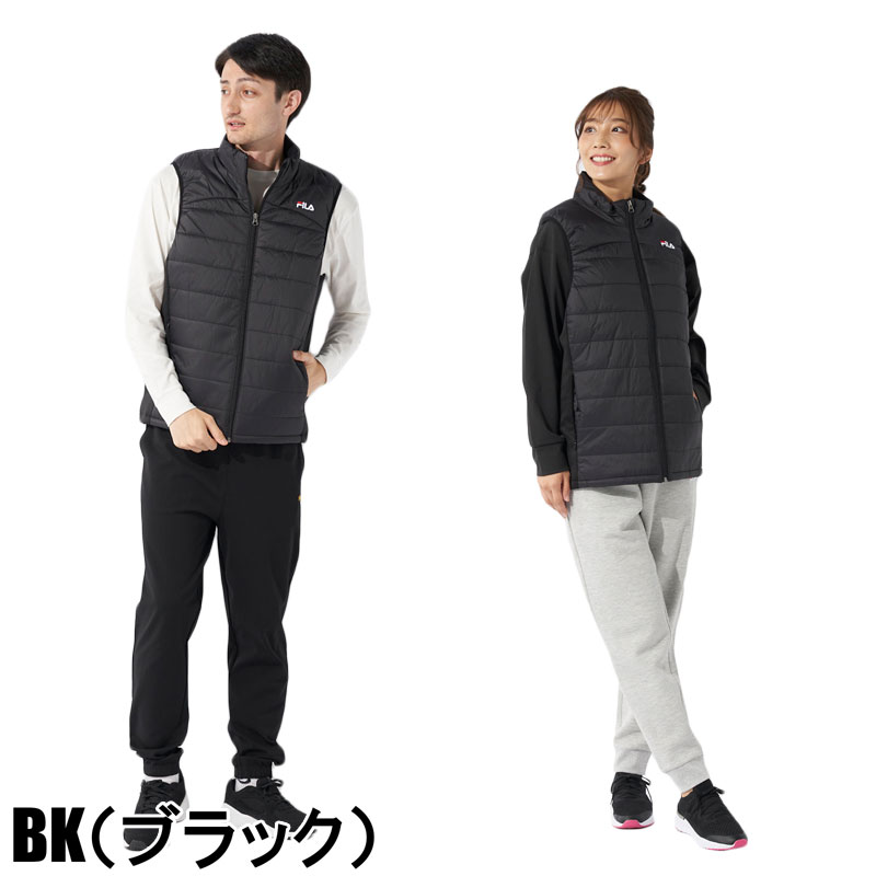 楽天市場】FILA フィラ ユニセックス 電熱ベスト 中綿 441927 アウター