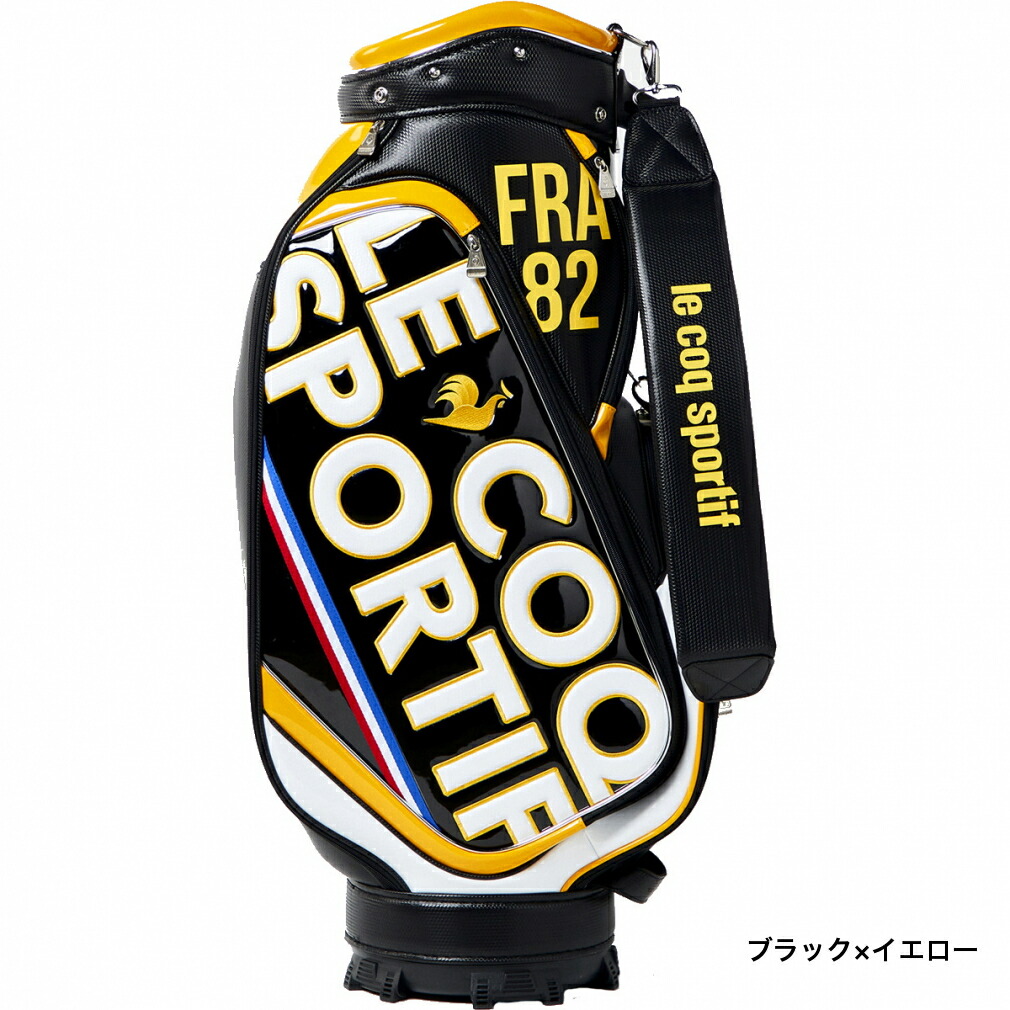 楽天市場】ルコック キャディバッグ 9.5型 (QQBTJJ03) メンズ ゴルフ
