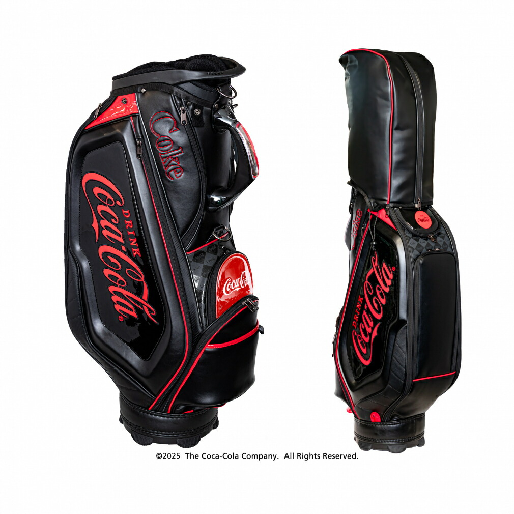 楽天市場】コカ・コーラ キャディバッグ 9型 (CC-0B1004CB) メンズ