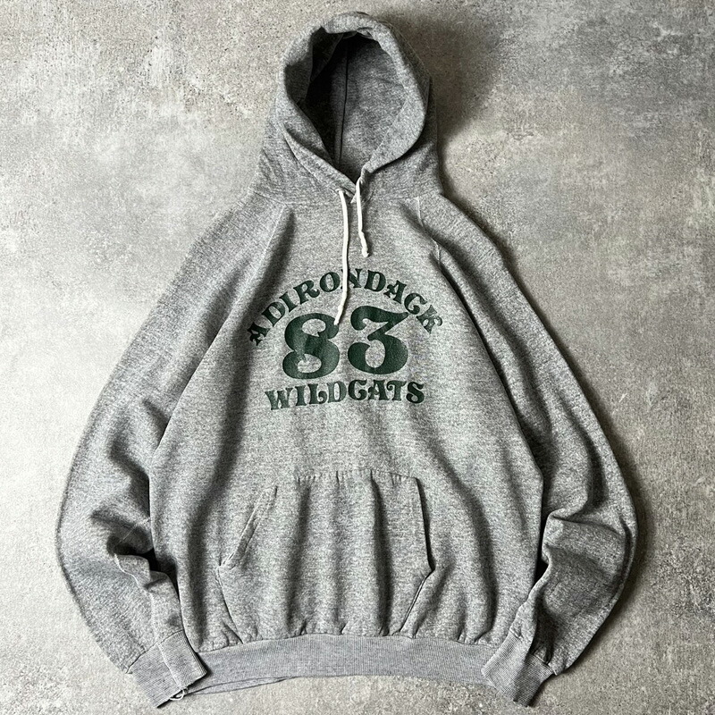 楽天市場】80s USA製 両面 3段 カレッジ プリント スウェット フード