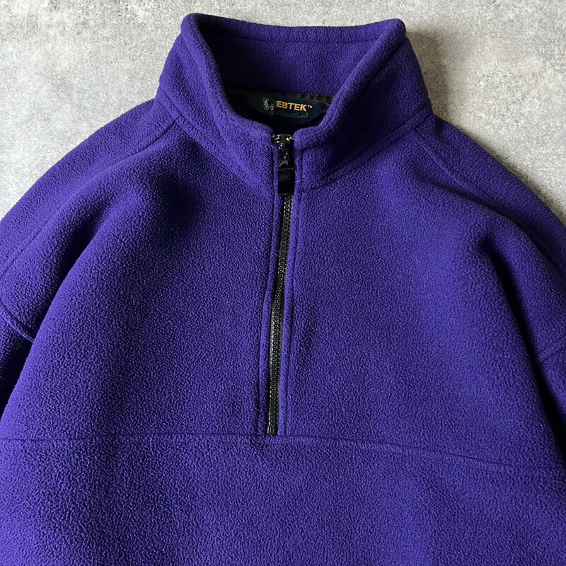 楽天市場】90s EBTEK Eddie Bauer ハーフジップ プルオーバー フリース