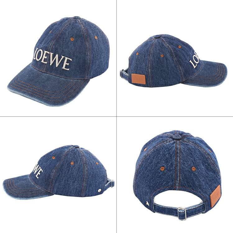楽天市場】【国内正規品/ショップ袋付】ロエベ キャップ 帽子 デニム