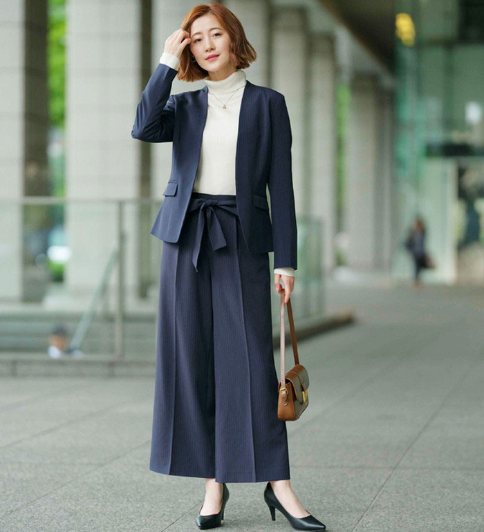 楽天市場】【2点セット】選べるボトム！洗えて型くずれしないノー