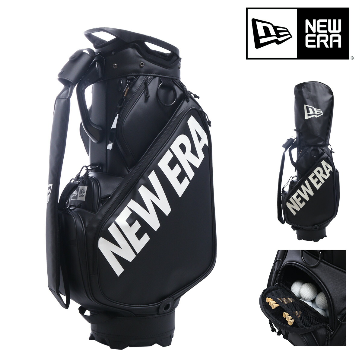 楽天市場】ニューエラ ゴルフ キャディバッグ カート型 5分割 9.5型 48